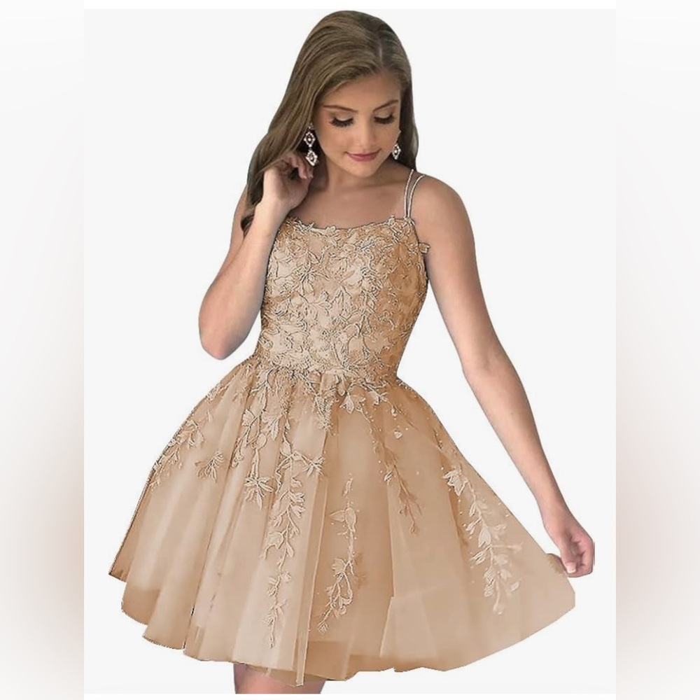 Amazon Gold Dress Size small